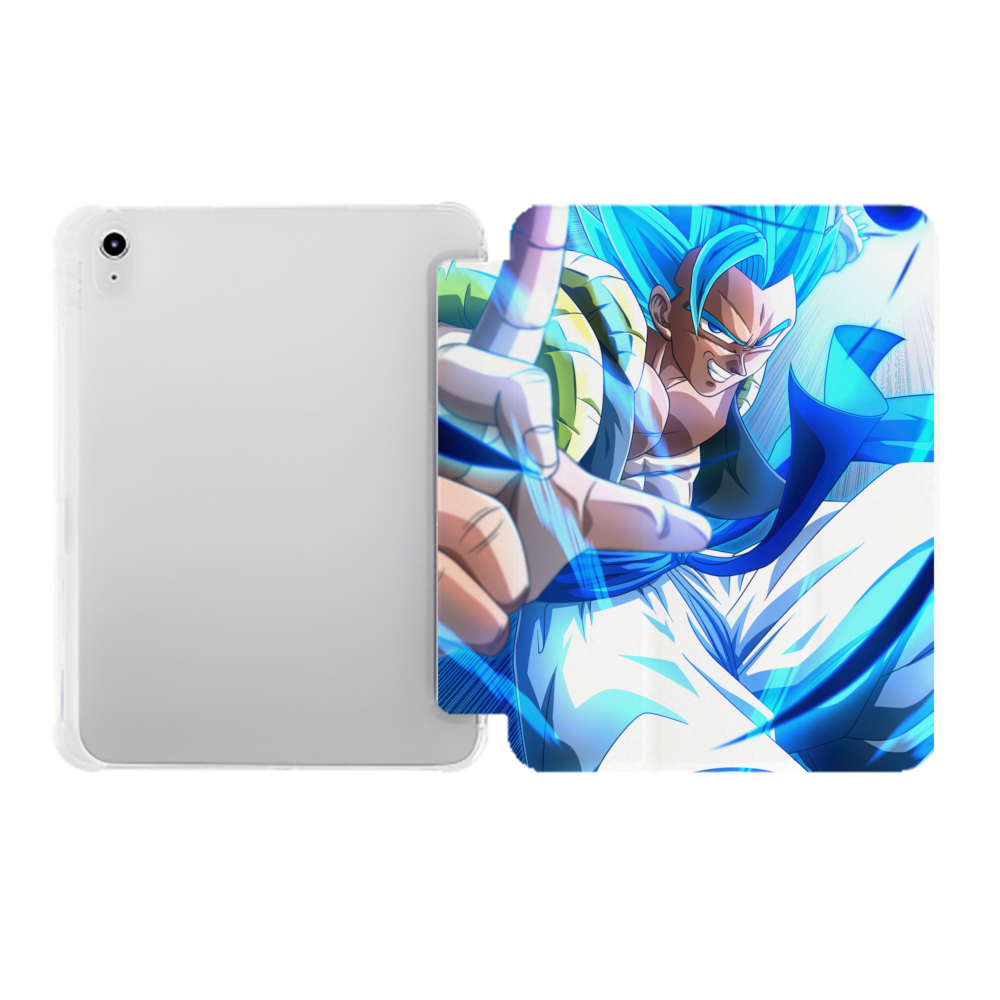 （画像用） ドラゴンボール DRAGON BALL IPad ケース ペン収納付き 三つ折りスタンド PUレザー×シリコン 対応機種9.5/10.5/10.9インチ